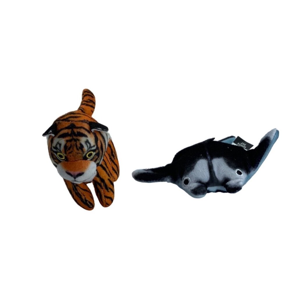 National‎ Geographic Kids Plush Bengal Tiger & Manta Ray Lot of 2 McDonald's